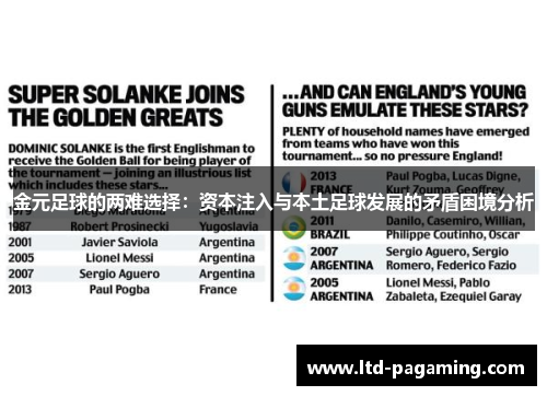 金元足球的两难选择：资本注入与本土足球发展的矛盾困境分析