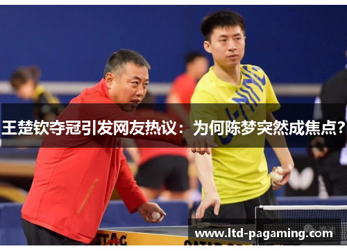 王楚钦夺冠引发网友热议：为何陈梦突然成焦点？