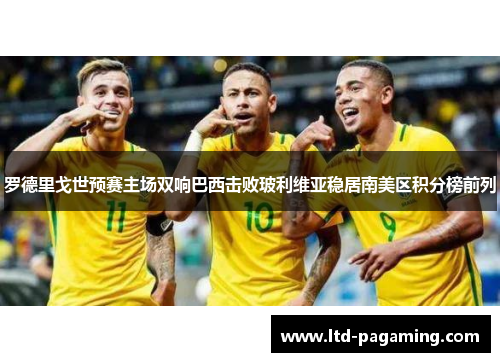 罗德里戈世预赛主场双响巴西击败玻利维亚稳居南美区积分榜前列 罗德里戈世预赛主场双响巴西击败玻利维亚稳居南美区积分榜前列